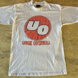 ❌ SOLD ❌ URGE OVERKILL 1993 Vintage 90s Band T-shirt 
(UO) Geffen grunge punk